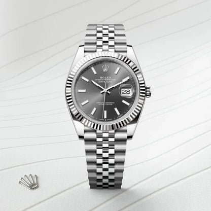 RLX Datejust 41 Acier et Or Blanc - Vue 3