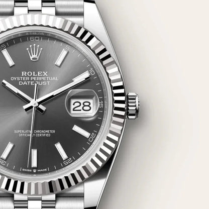 RLX Datejust 41 Acier et Or Blanc - Vue 4