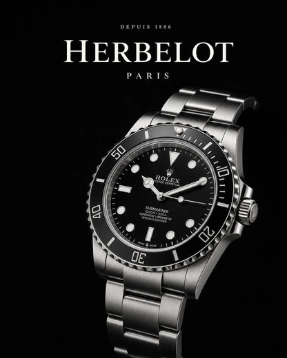 RLX Submariner Acier Oystersteel Sans Date - HERBELOT Paris