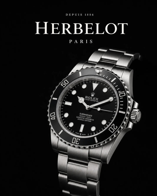 RLX Submariner Acier Oystersteel Sans Date - HERBELOT Paris